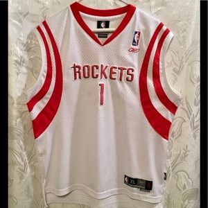 Reebok NBA Red & White Rockets Jersey